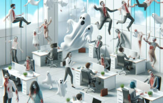 ghosts and zombies in and office